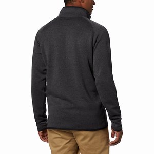 Columbia Chaqueta De Lana Canyon Point™ Sweater Half Zip Hombre Negros (742VZNUHP)